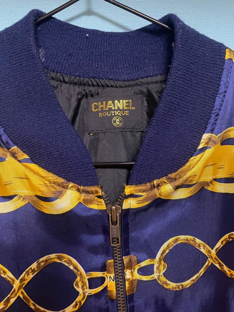CHANEL bootleg ジャケット希少 80s 90s サテンブルゾン