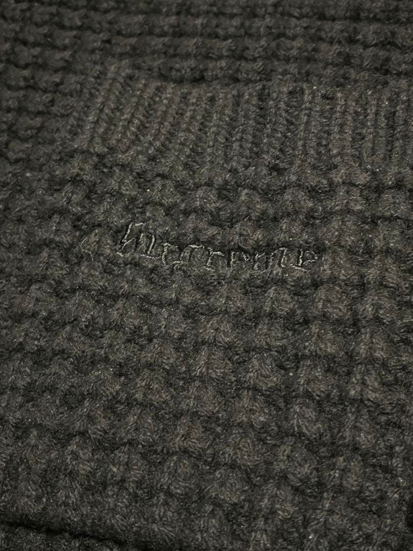 トップス Supreme - Waffle Knit Cardigan Black