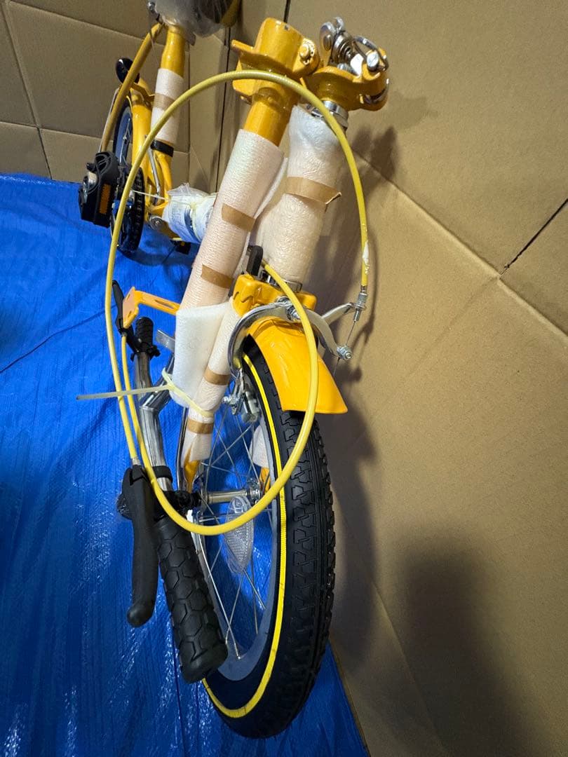 【堀川版】ATENZAアテンザ 折り畳み自転車　イエロー 16 新品未使用