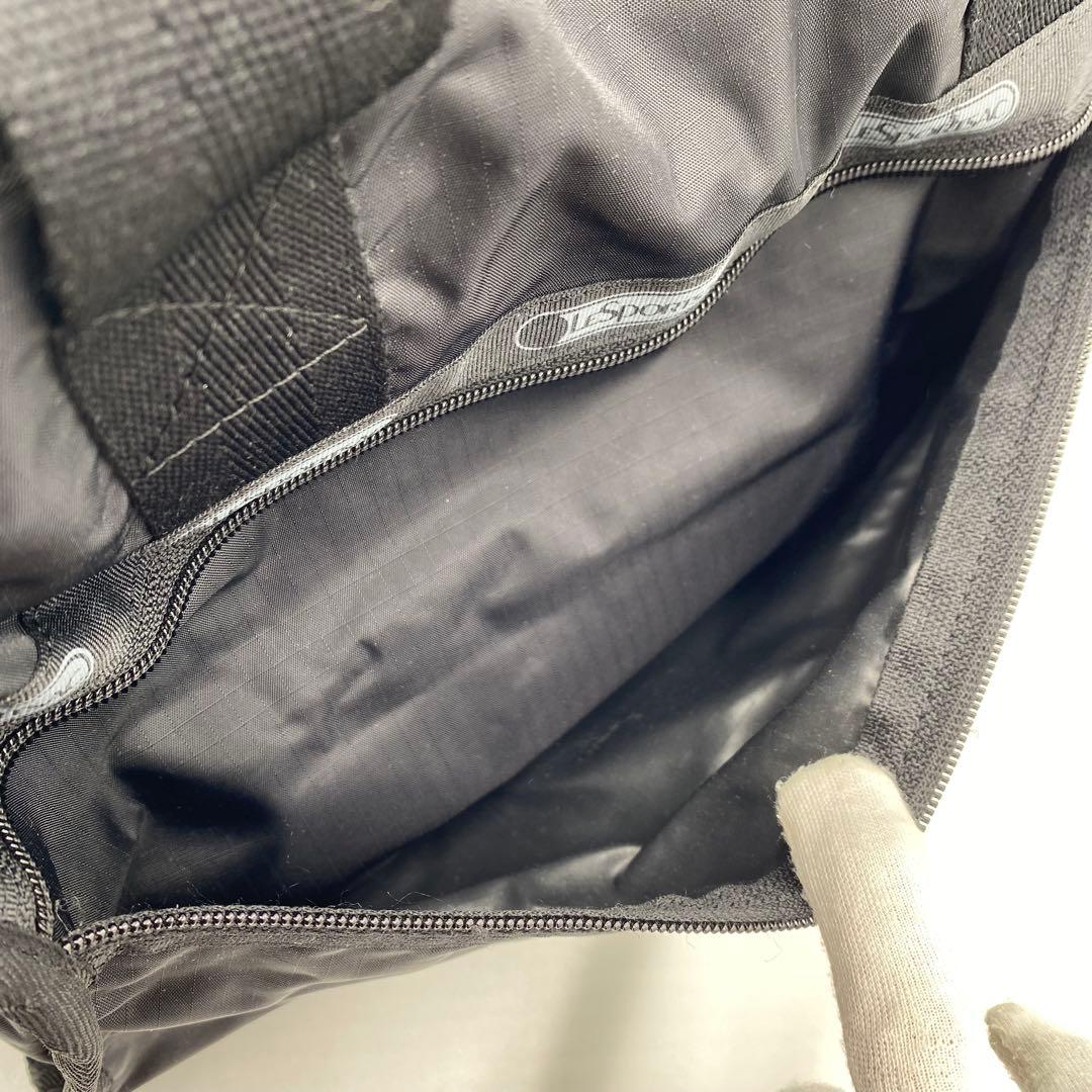 美品✨ レスポートサック ボストンバッグ 2way ショルダー ブラック 大容量