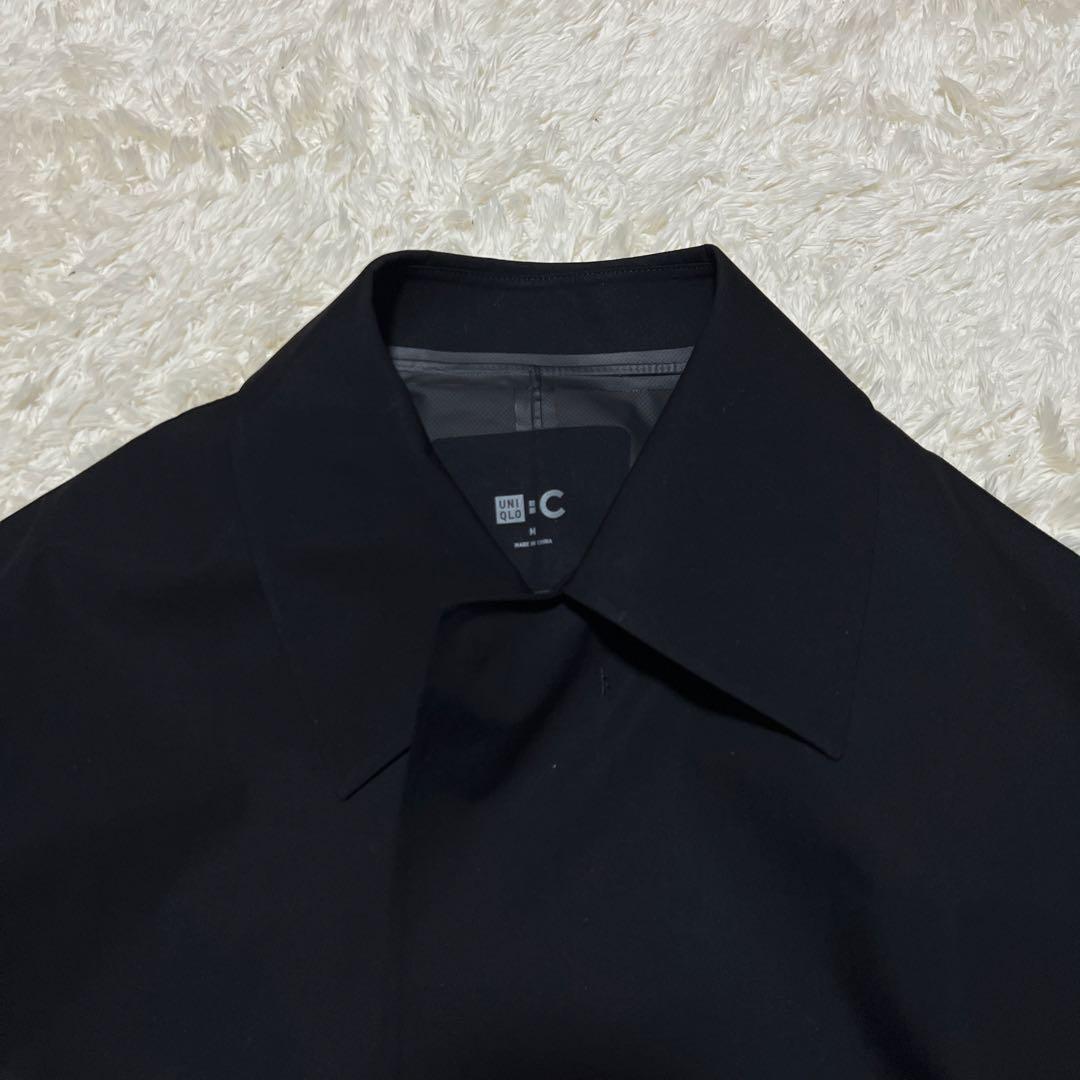 UNIQLO C ブロックテックステンカラーコート　2025モデル ブラック