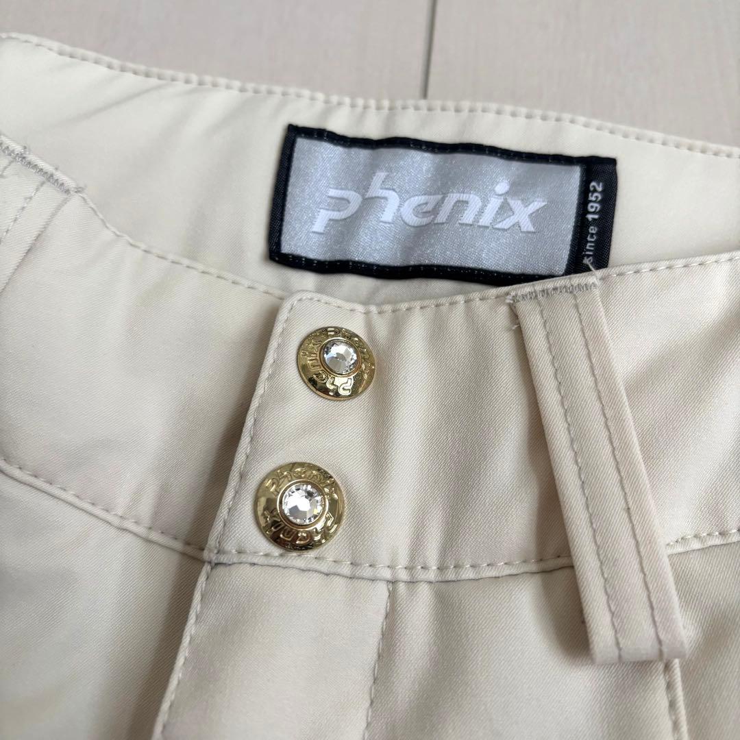 フェニックス レディーススキーウェア上下セット ピンク ブラック ファー