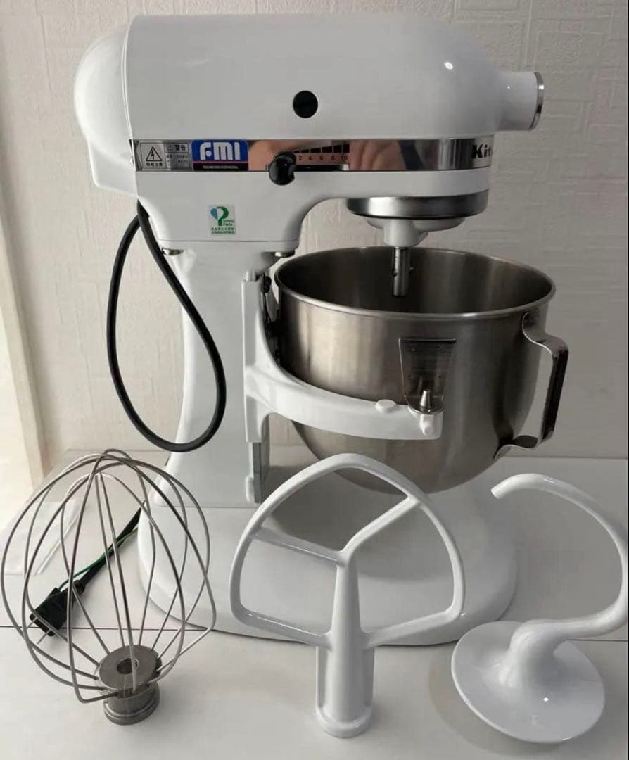 キッチンエイド 卓上ミキサー KSM5WH 正規品 ＦＭＩ厨房機器 業務用 。