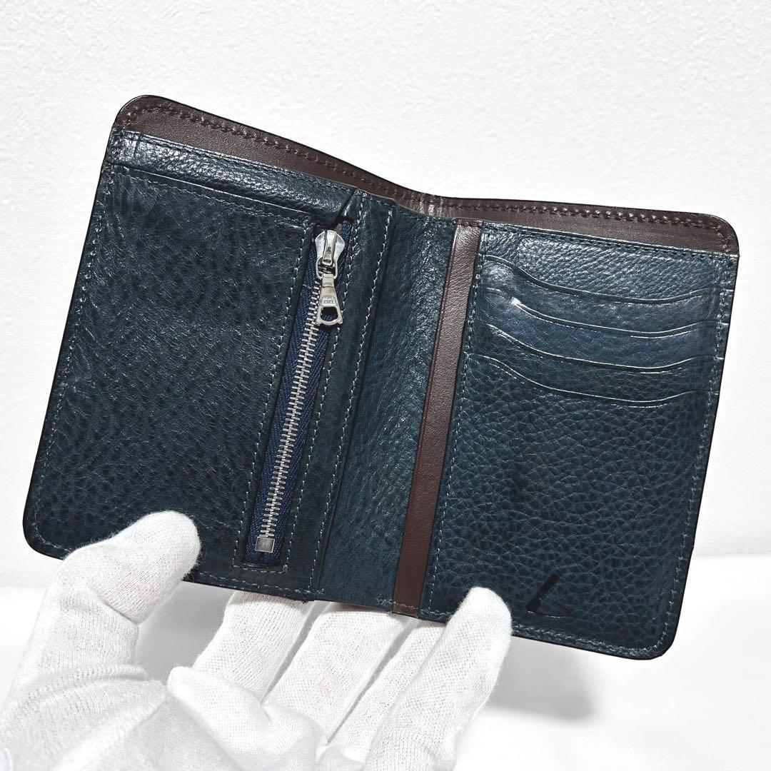 限定カラー 土屋鞄製造所 ウルバーノジャケットパース 二つ折り財布