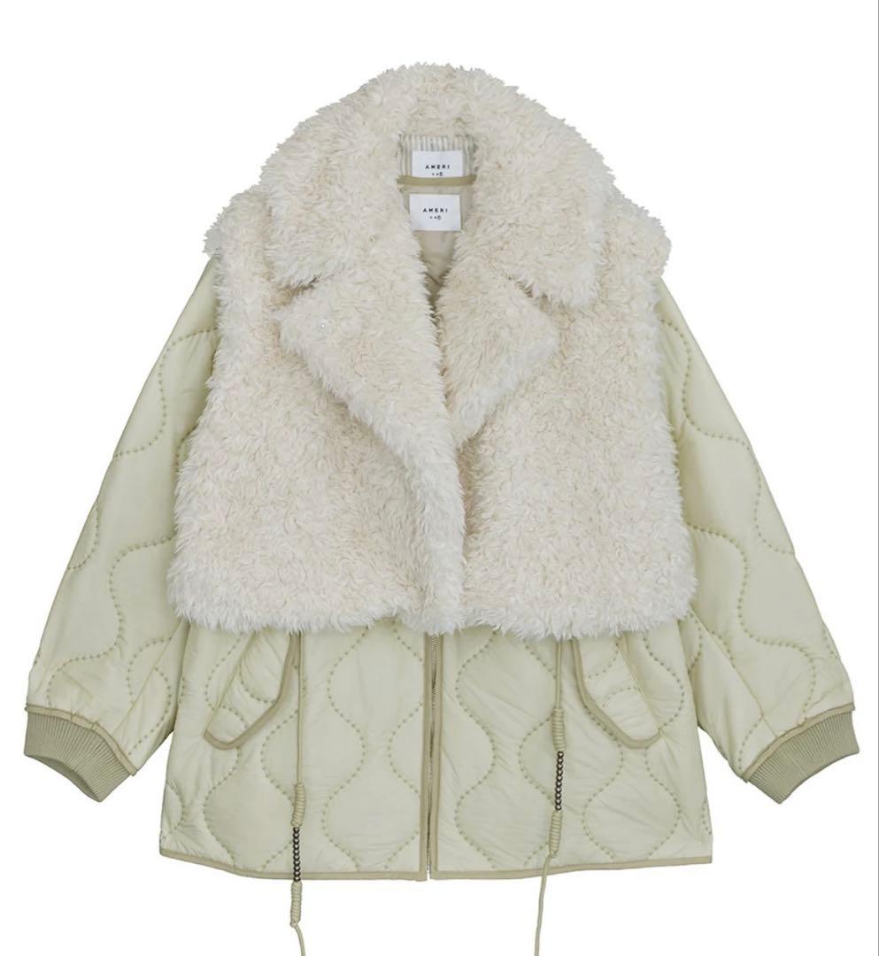 ジャケット・アウター ameri vintage Boa VEST SET QUILTING COAT