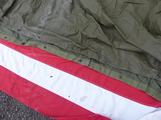 レア！ 1984” 米軍実物 OD ポンチョ リップストップ　 No39