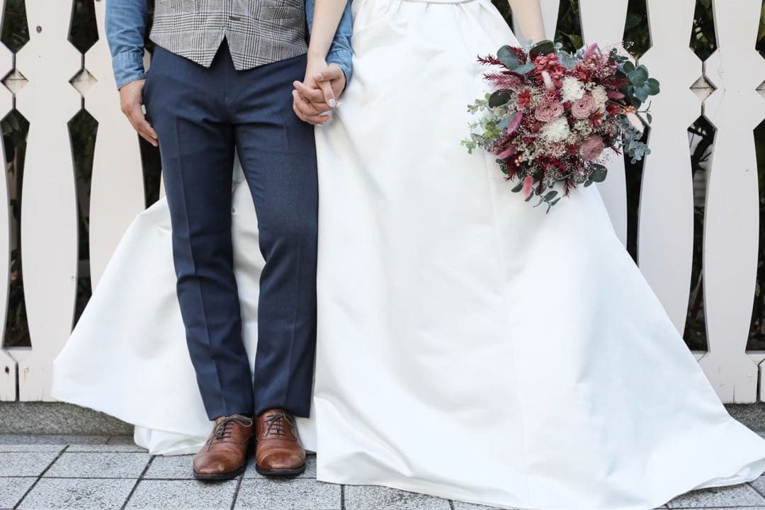 ウェディングブーケ　プリザーブドフラワー アレンジメント【年末年始セール】