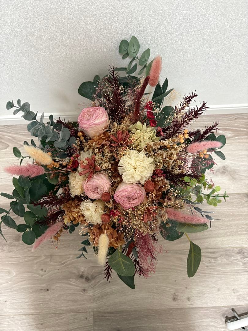 ウェディングブーケ　プリザーブドフラワー アレンジメント【年末年始セール】