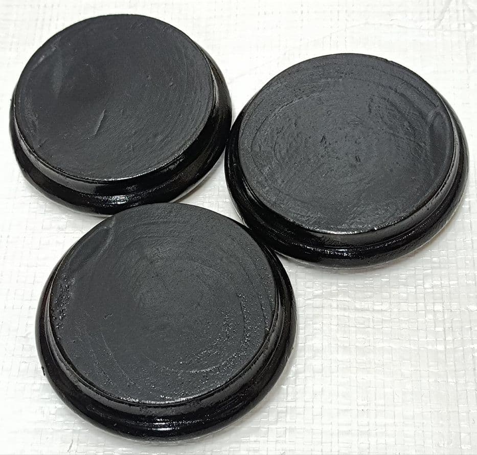 中国　三神福録寿　桃仙人　樹脂製細密技巧架台付置物・縁起物　三神セット