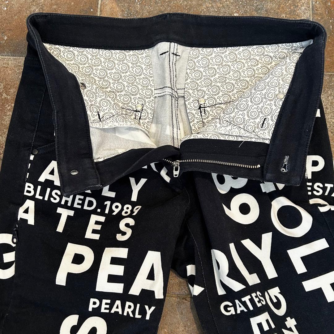 PEARLY GATES パンツ　総柄　30th