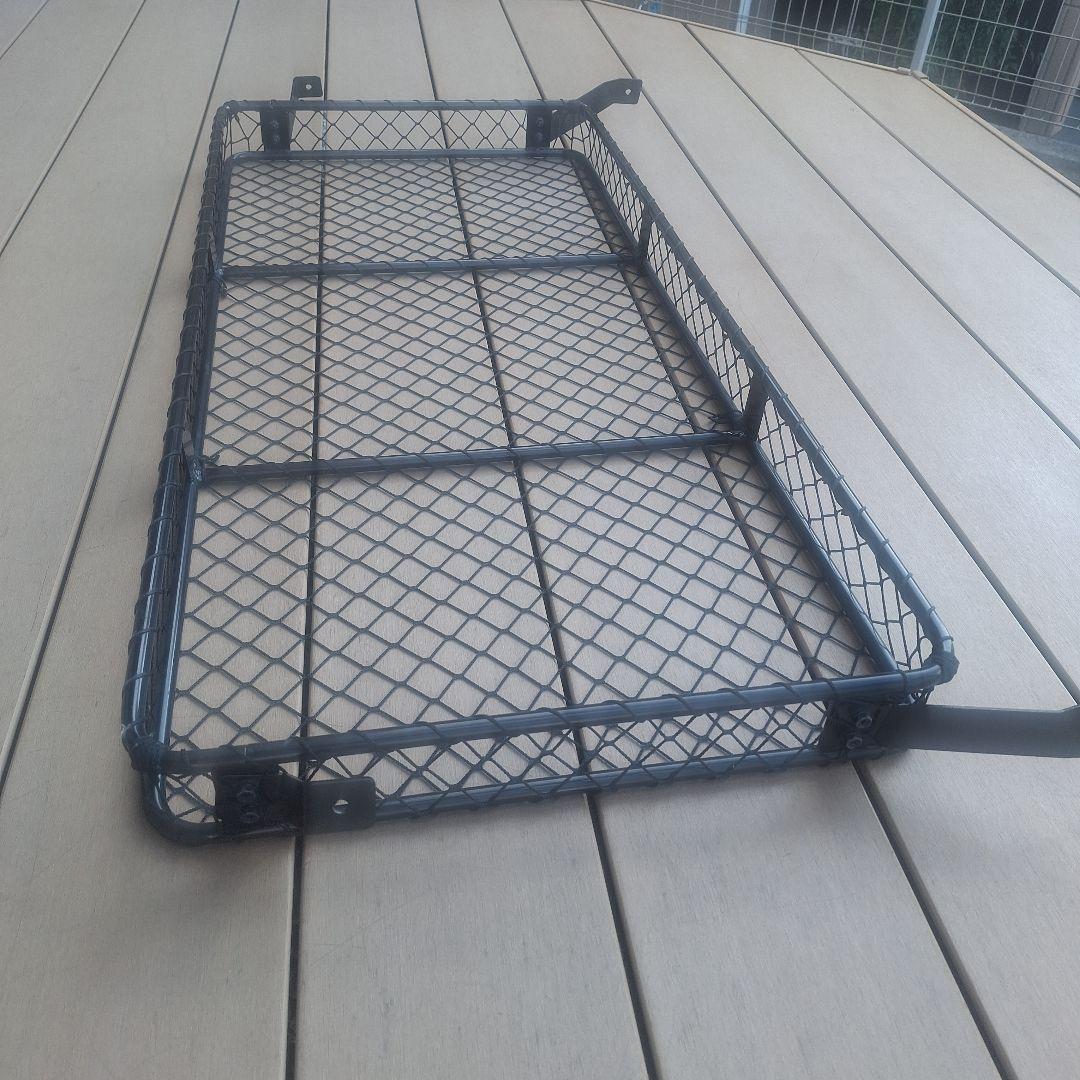 エブリイワゴン　ハイルーフ用室内ラック（黒）