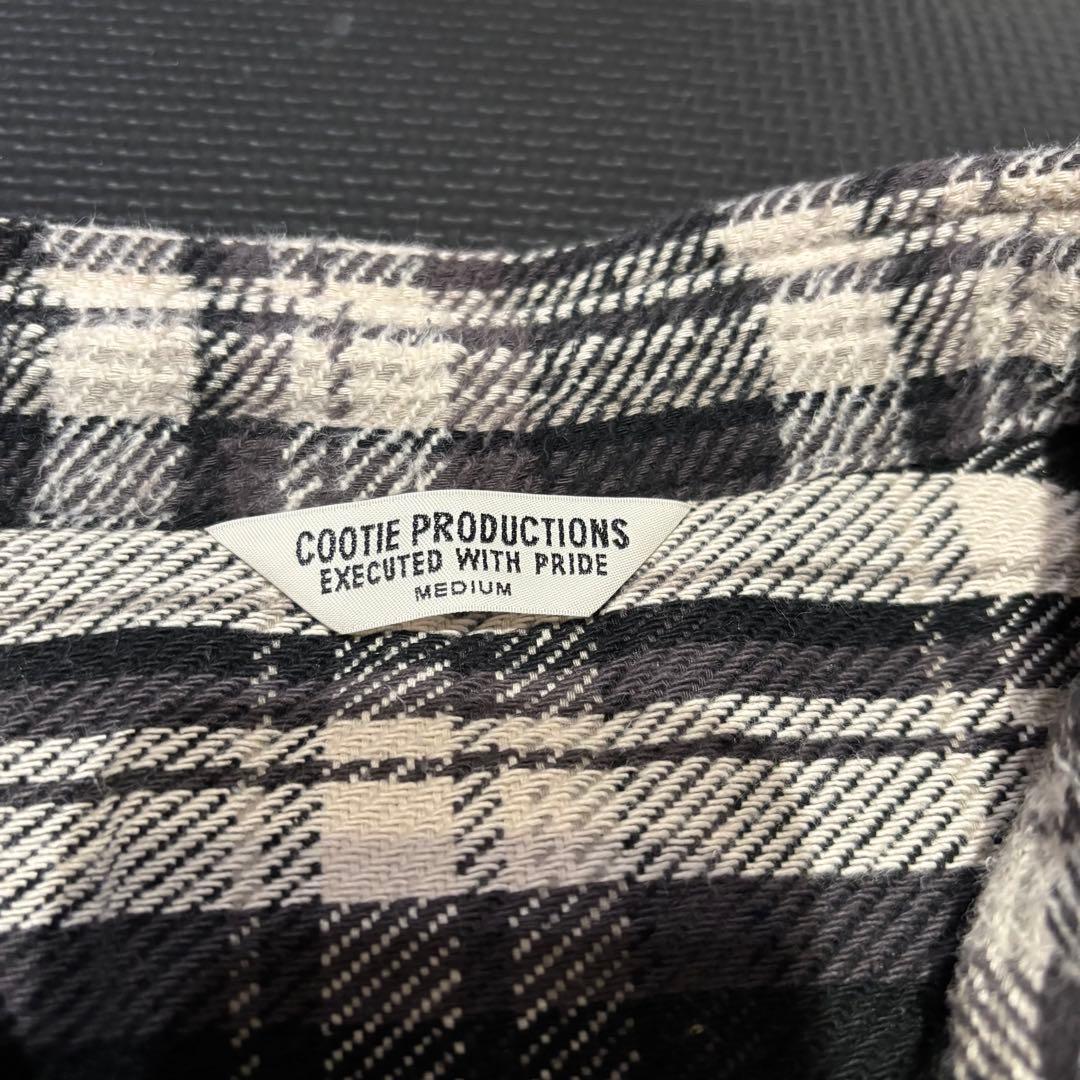 COOTIE PRODUCTIONS チェック柄ネルシャツ M クーティー
