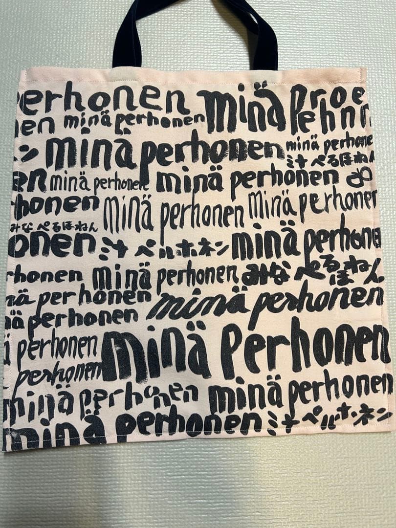 minä perhonen TSUGU展　テキストプリント トートバッグ　つぐ展