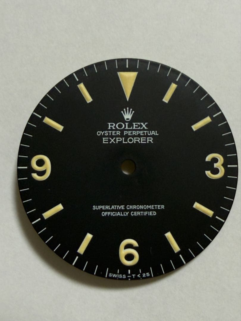 ロレックスエクスプローラ1016文字盤