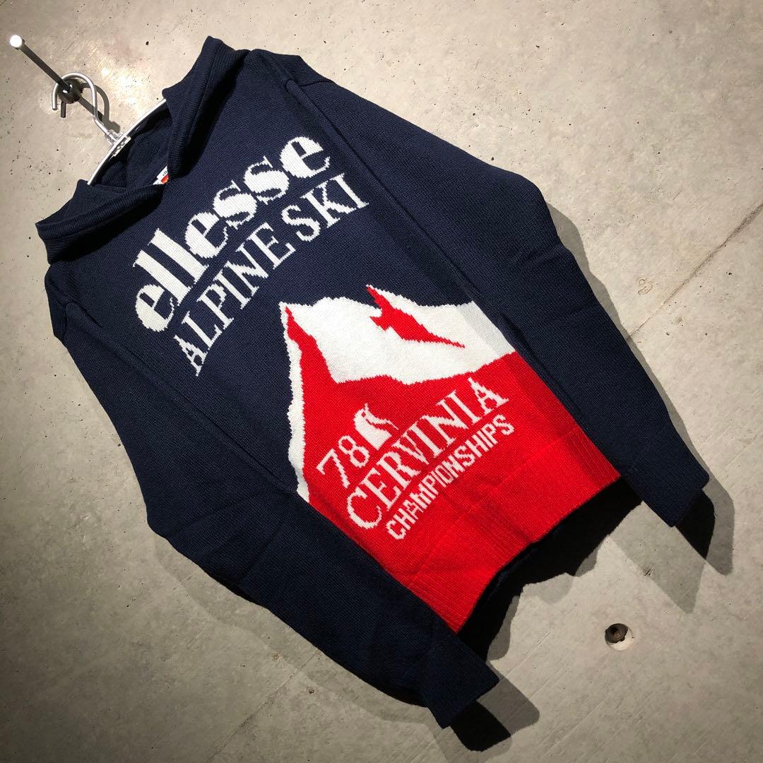 入手困難 ellesse PENGUIN ニットフーディー