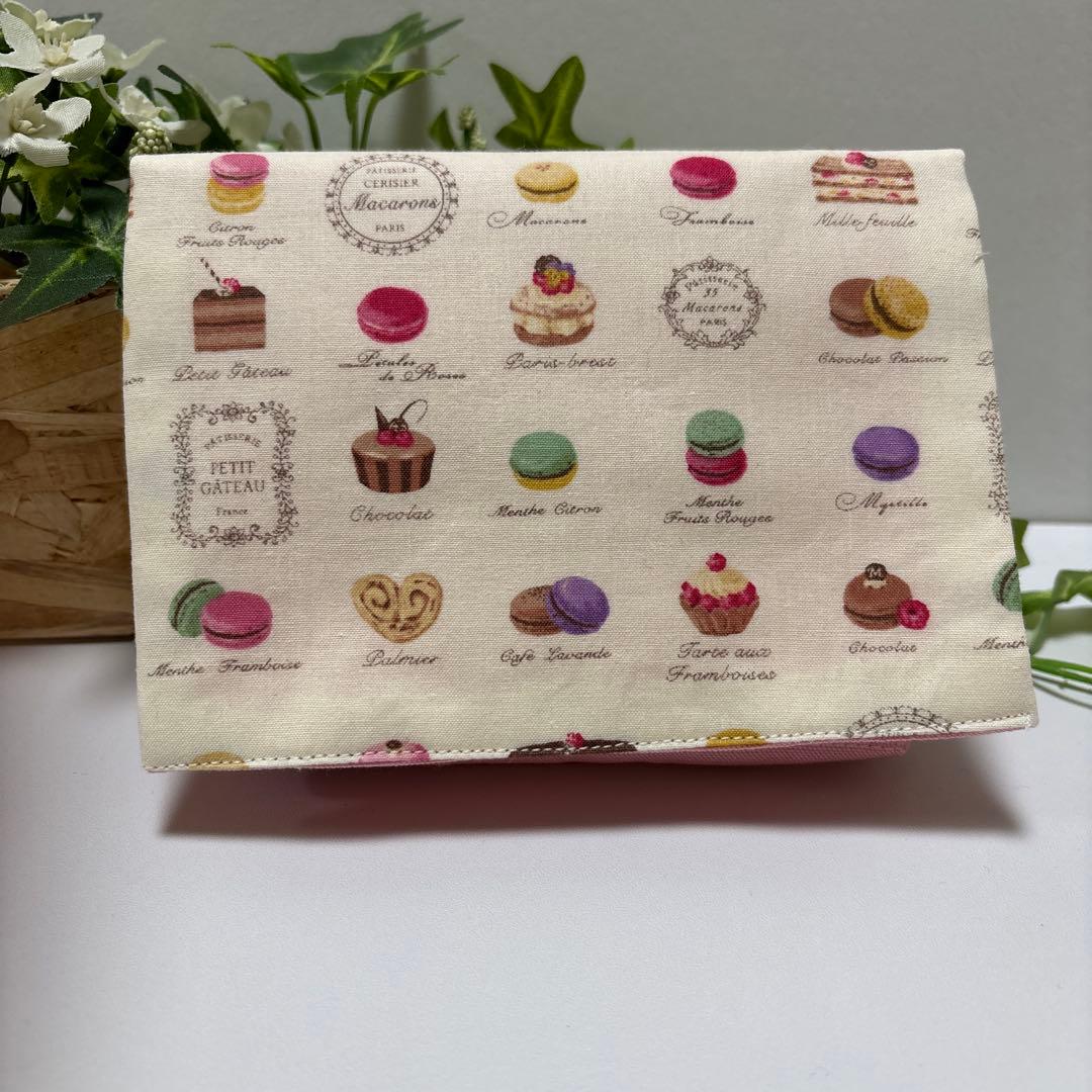 ハンドメイド移動ポケット(マチあり)☆女の子　スイーツ