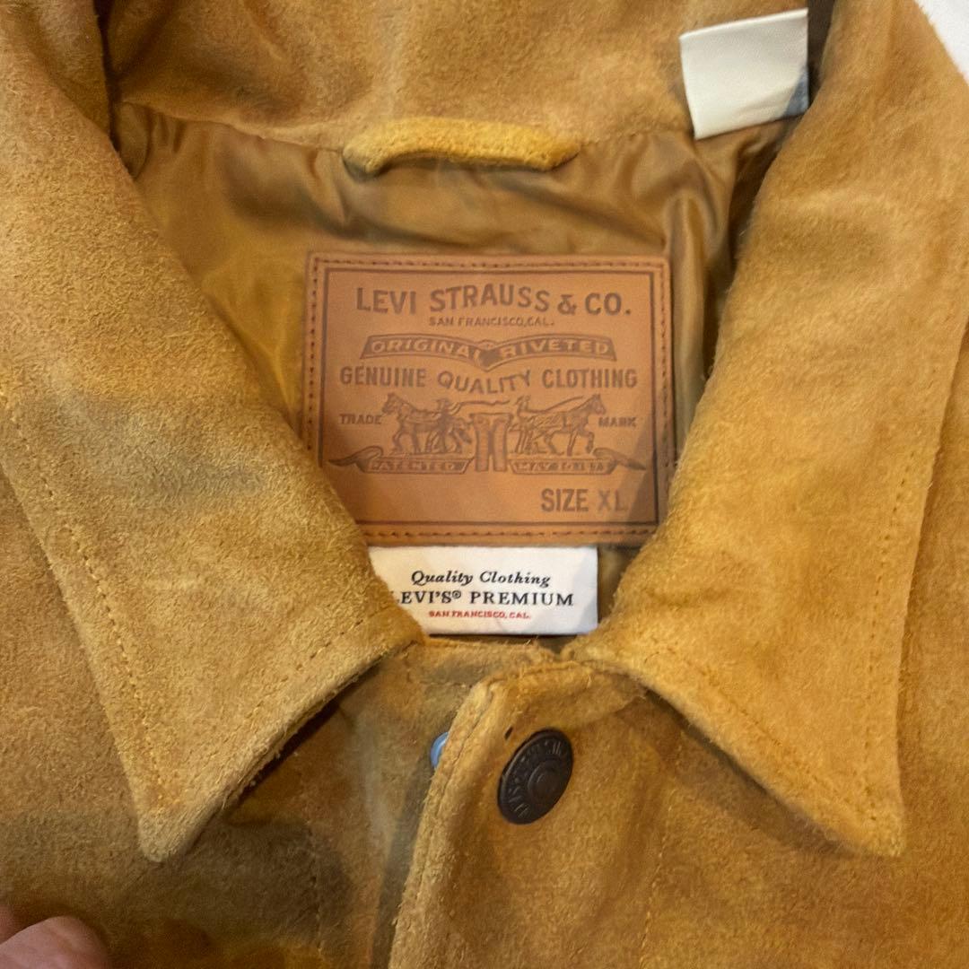 levi's スウェードトラッカージャケット
