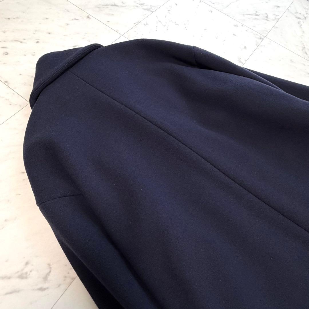 美品 IENA イエナ MANTECO オーバーチェスターコート ネイビー 38