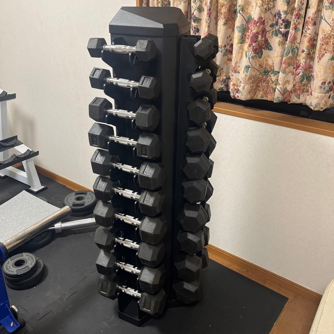 ダンベルセット 1kg〜10kgダンベルラック発送不可