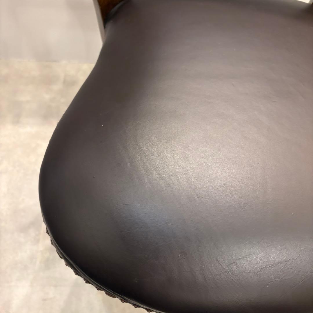 英国アンティークリプロダクト マホガニー バルーンバックチェア 椅子　2/4