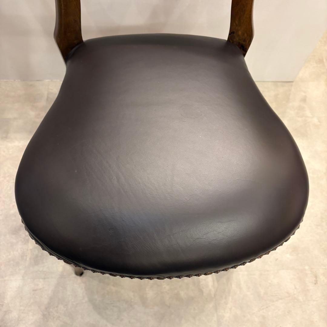 英国アンティークリプロダクト マホガニー バルーンバックチェア 椅子　2/4