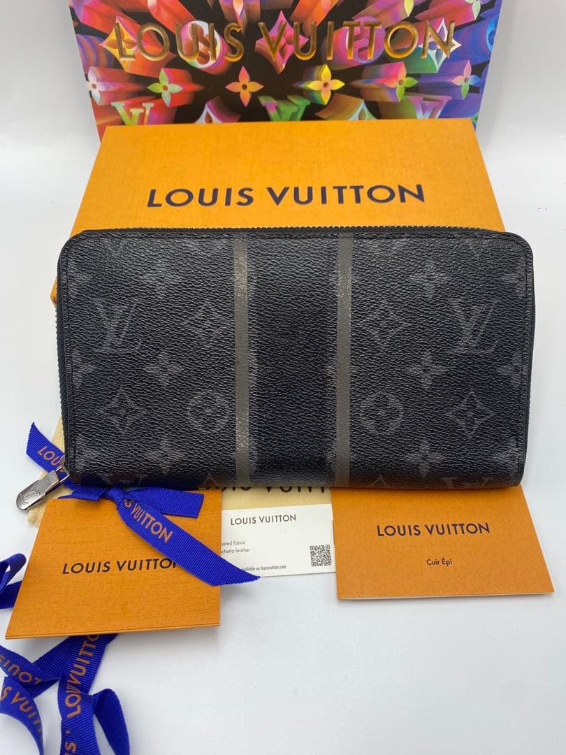 【限定品】ルイヴィトン モノグラム エクリプス フラグメント デザイン 長財布