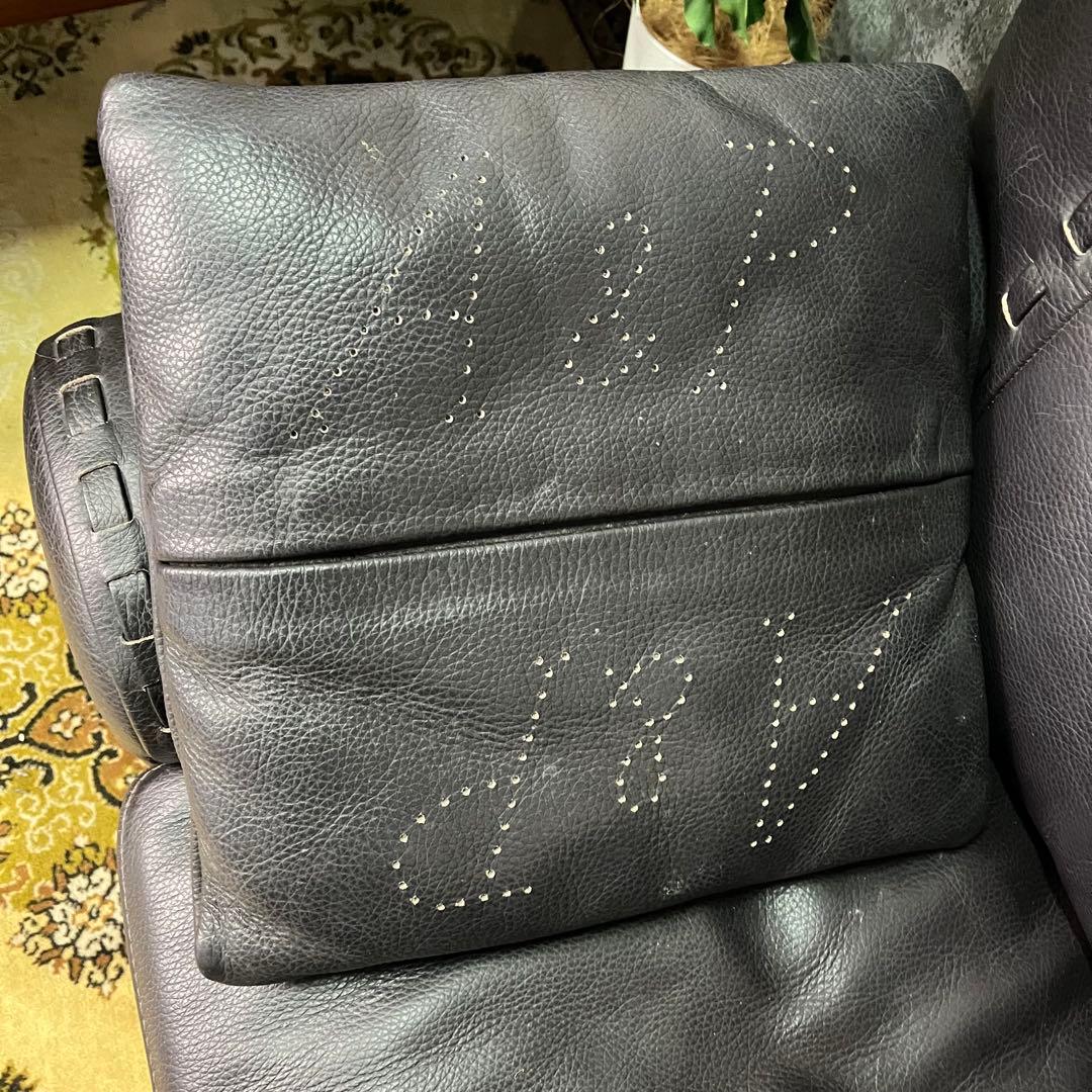 ꧁クラシック家具꧂クッション付2人掛けレザーソファ アーム 合成皮革 リビング