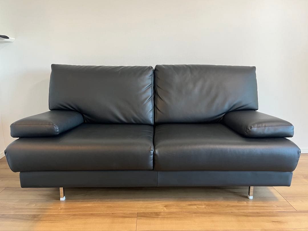 【Daxxx.us】大塚家具　ソファー　ベローナ2 レザー　黒