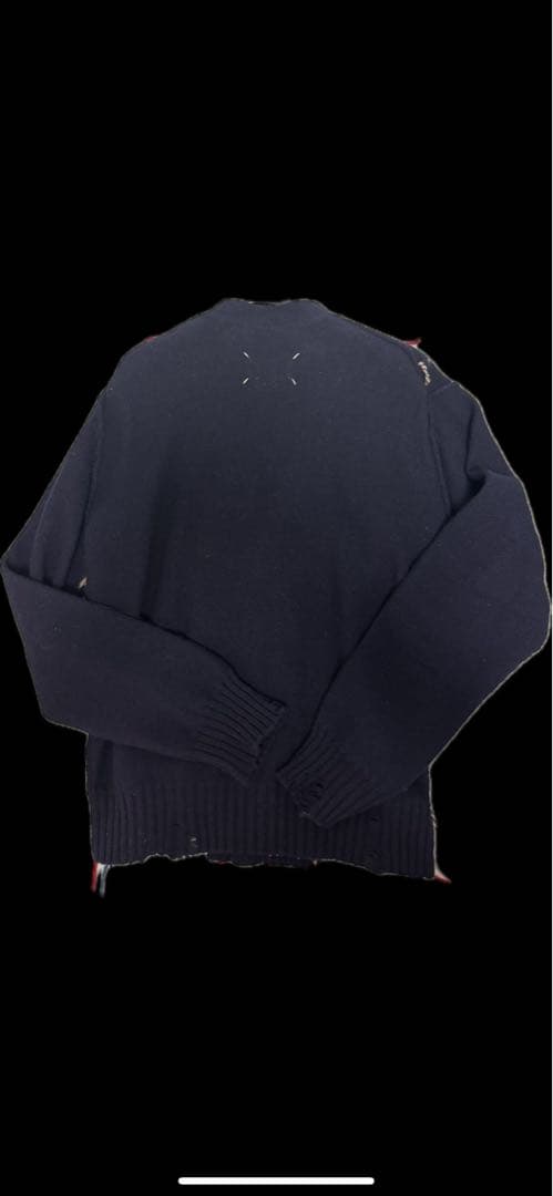 m*9様 Maison Margiela カットアウト カーディガン