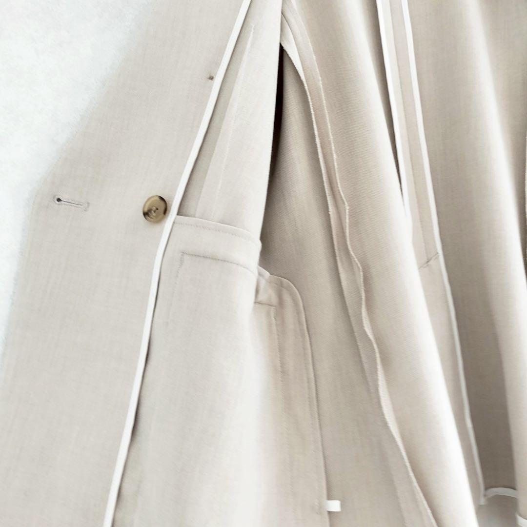 【くるみ餅さま専用】グリーンレーベルリラクシング　ノーカラー　ダブル　ジャケット