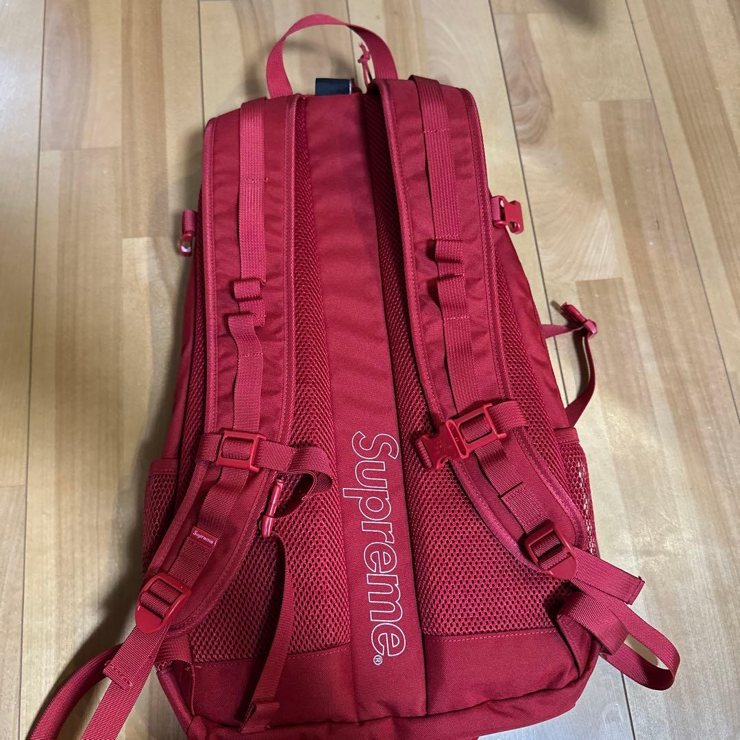 Supreme メッシュリュック 赤