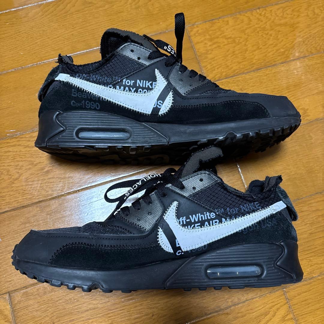 Off-White × Nike Air Max 90 Black THE10