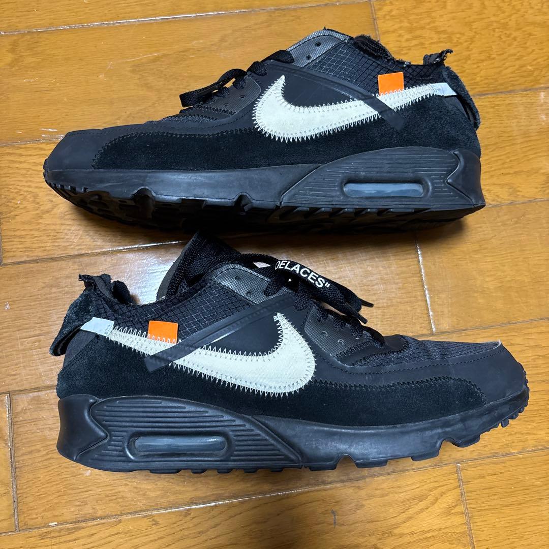 Off-White × Nike Air Max 90 Black THE10