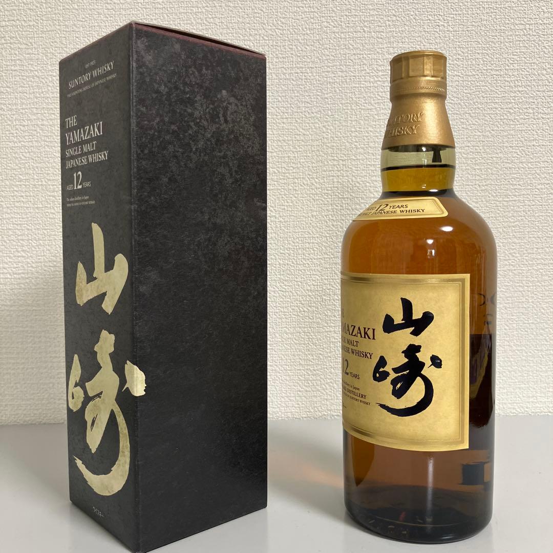 サントリー シングルモルトウイスキー 山崎 12年 700ml 1本 箱付き