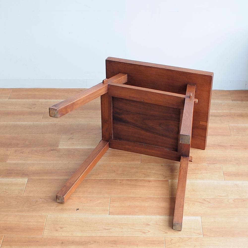 古家具 無垢材サイドテーブル レトロ アンティーク 古民家