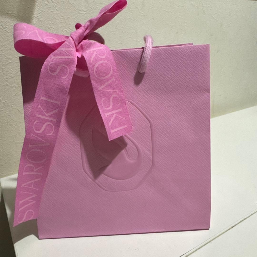 SWAROVSKIスワロフスキーキーリングペアカットプレゼントラッピングセット