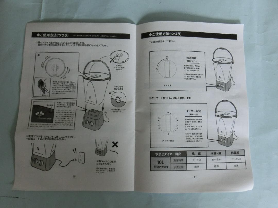 【新品同様】WASHBOY ウォッシュボーイ TOM-12W 小型洗濯機