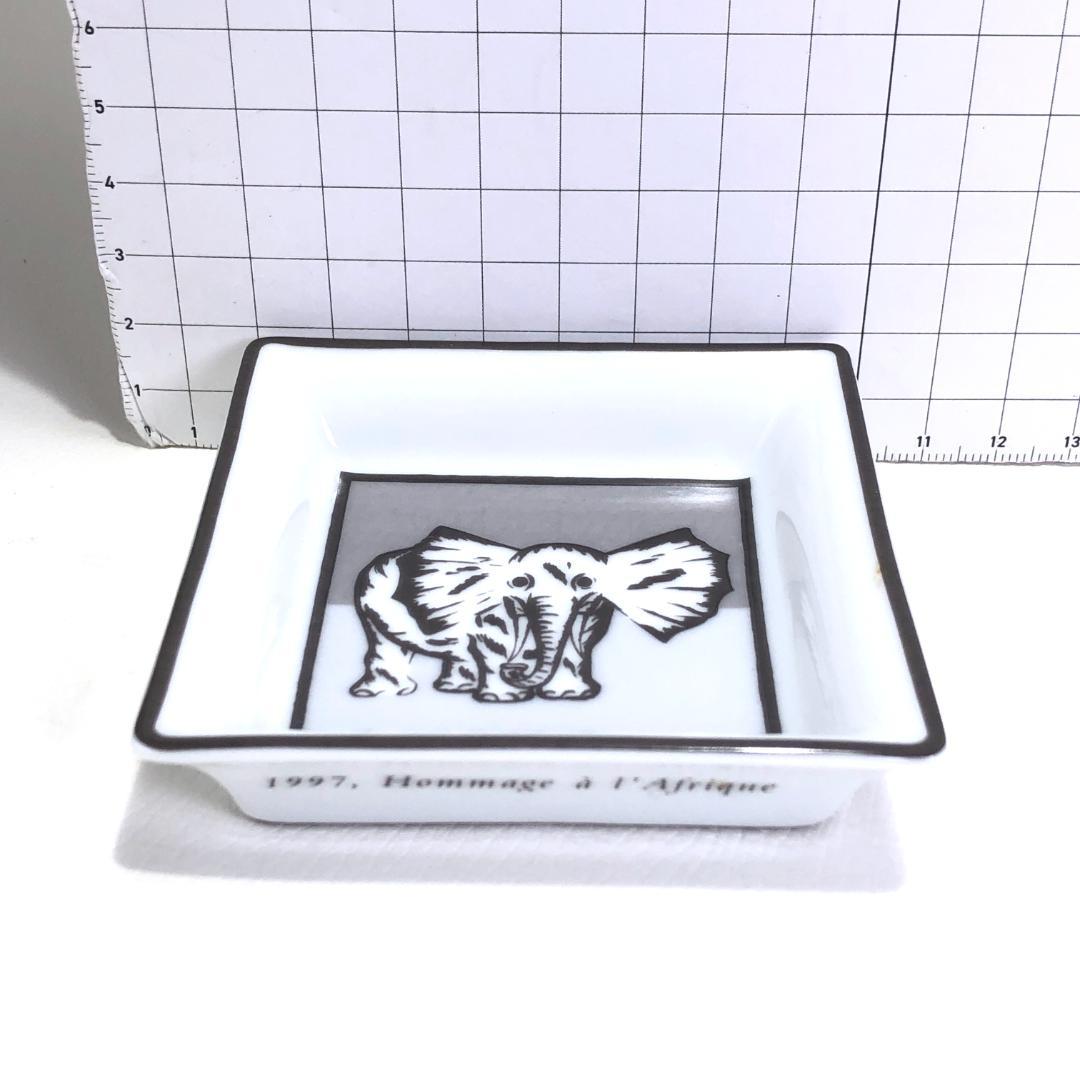 【美品・希少】エルメス／1997 アフリカへのトリビュート ミニプレート 絵皿