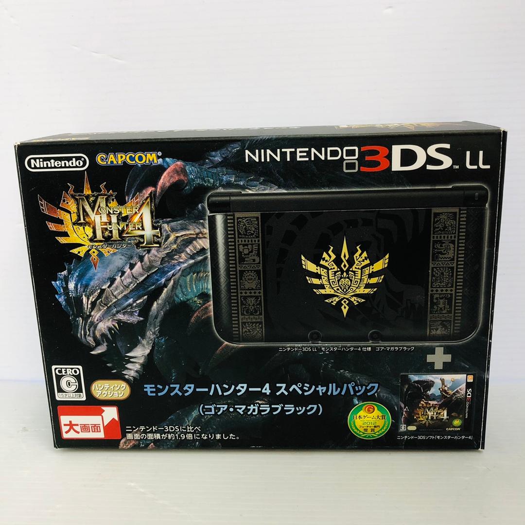 ★未使用品★極美品3DSLLモンスターハンター4ク ゴア・マガラブラック生産終了