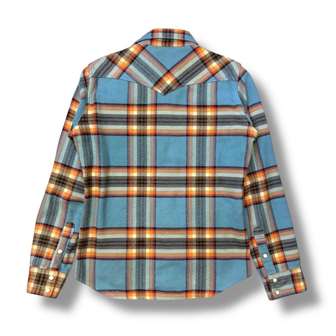 美品 IRON HEART ヘビーウェイト フランネルシャツ 長袖 シャツXS