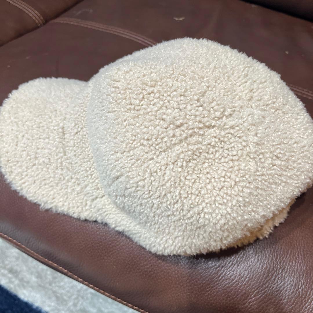 削除前値下げ　交渉可　カールドノヒュー　ムートンキャップ