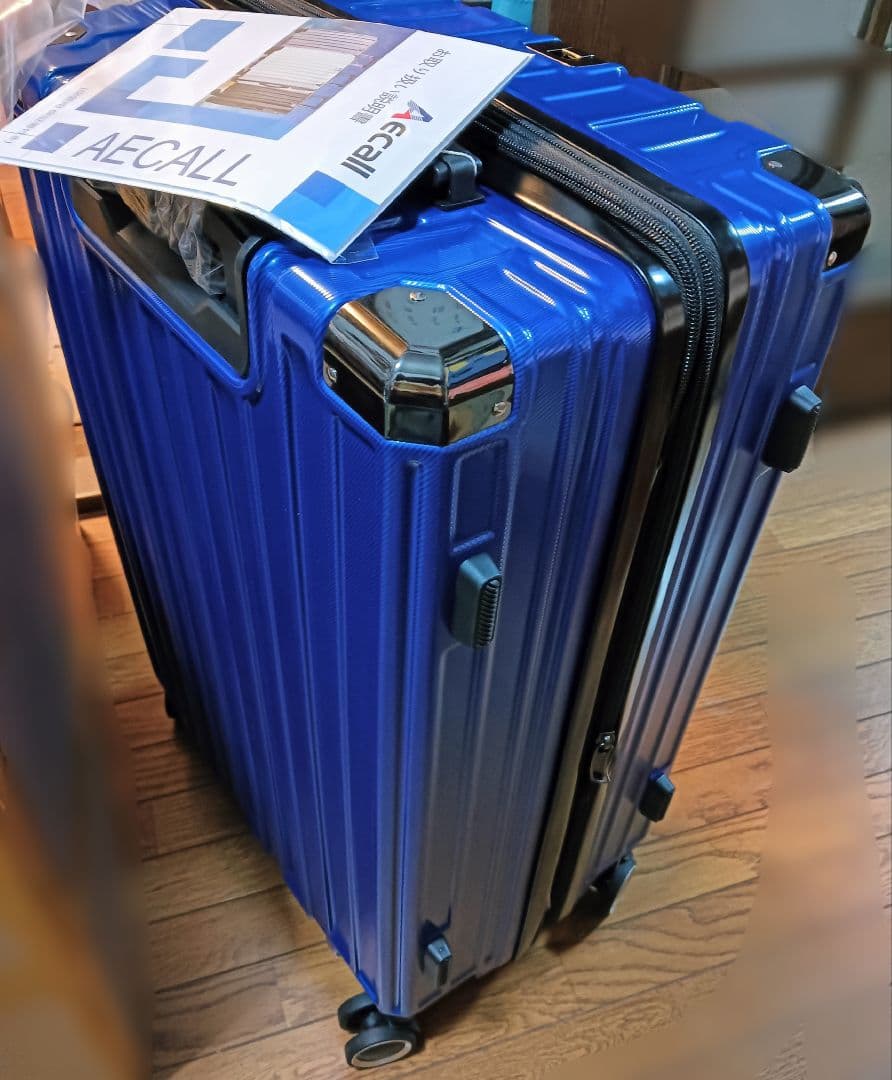 ✨キャリーケース スーツケース 大型 拡張機能付 隠しフック付 静音キャスター✨