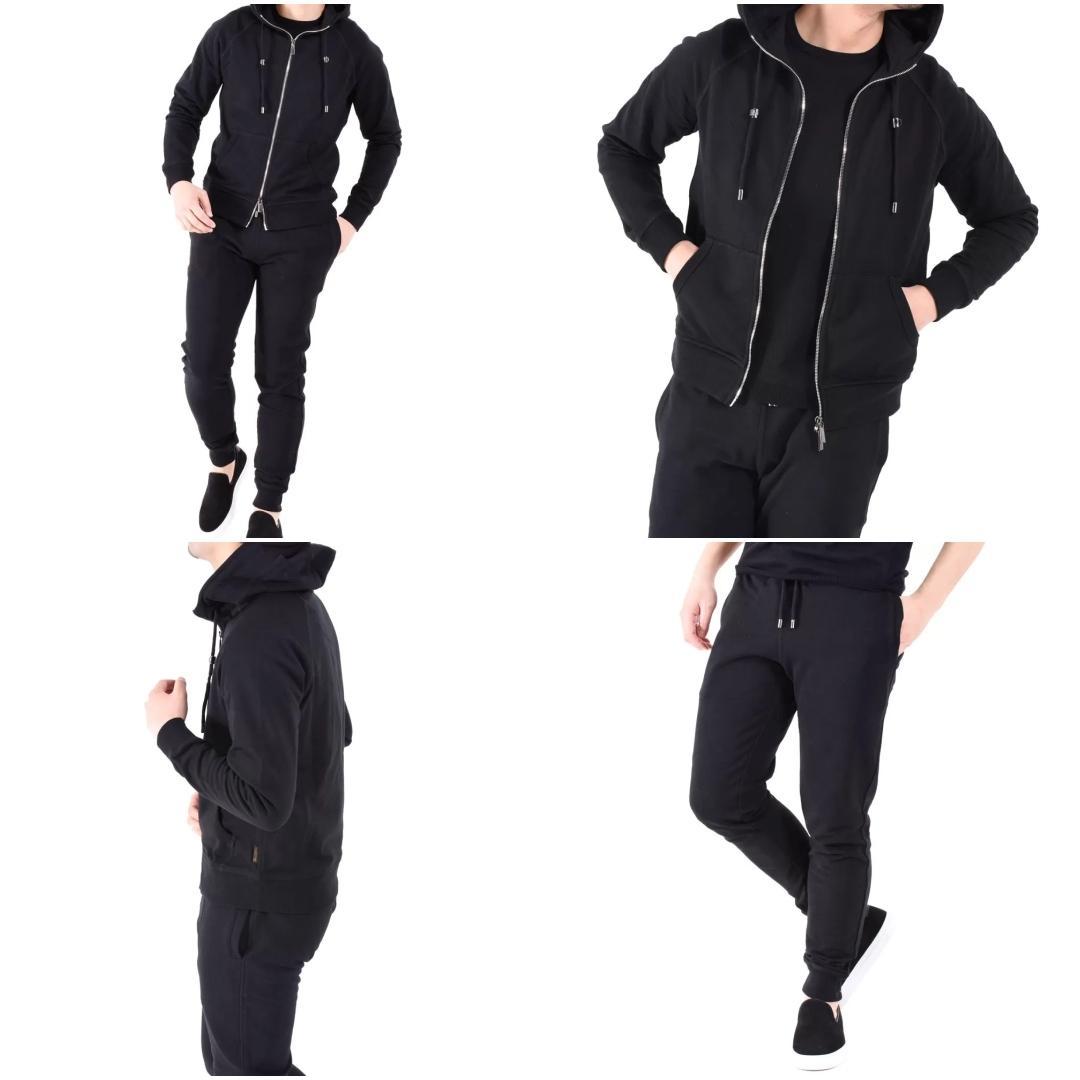 ムーレー NORCIA TUTA-RAF セットアップ 46 ジップパーカー 黒