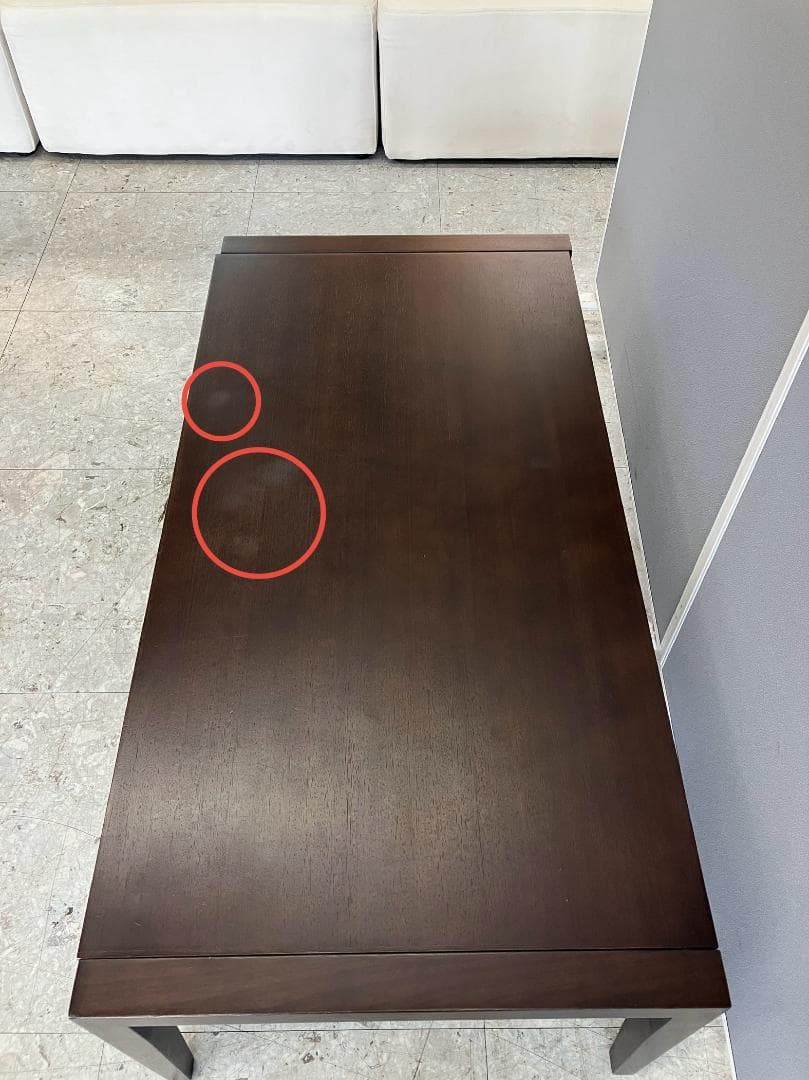 ACTUS ローテーブル ALCHEMY エクステンション 伸縮式 ブラウン