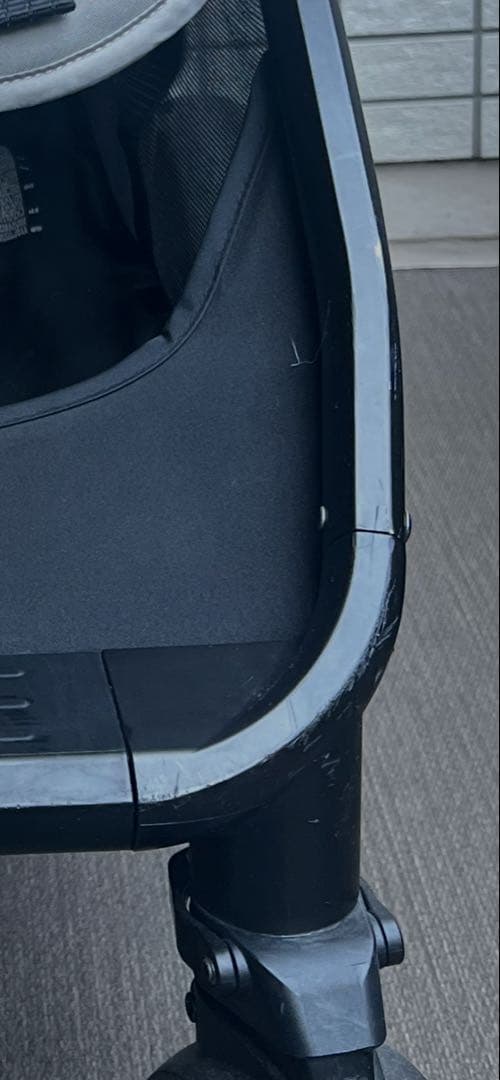 Joie ダブルベビーカー グレー　レインカバー付き