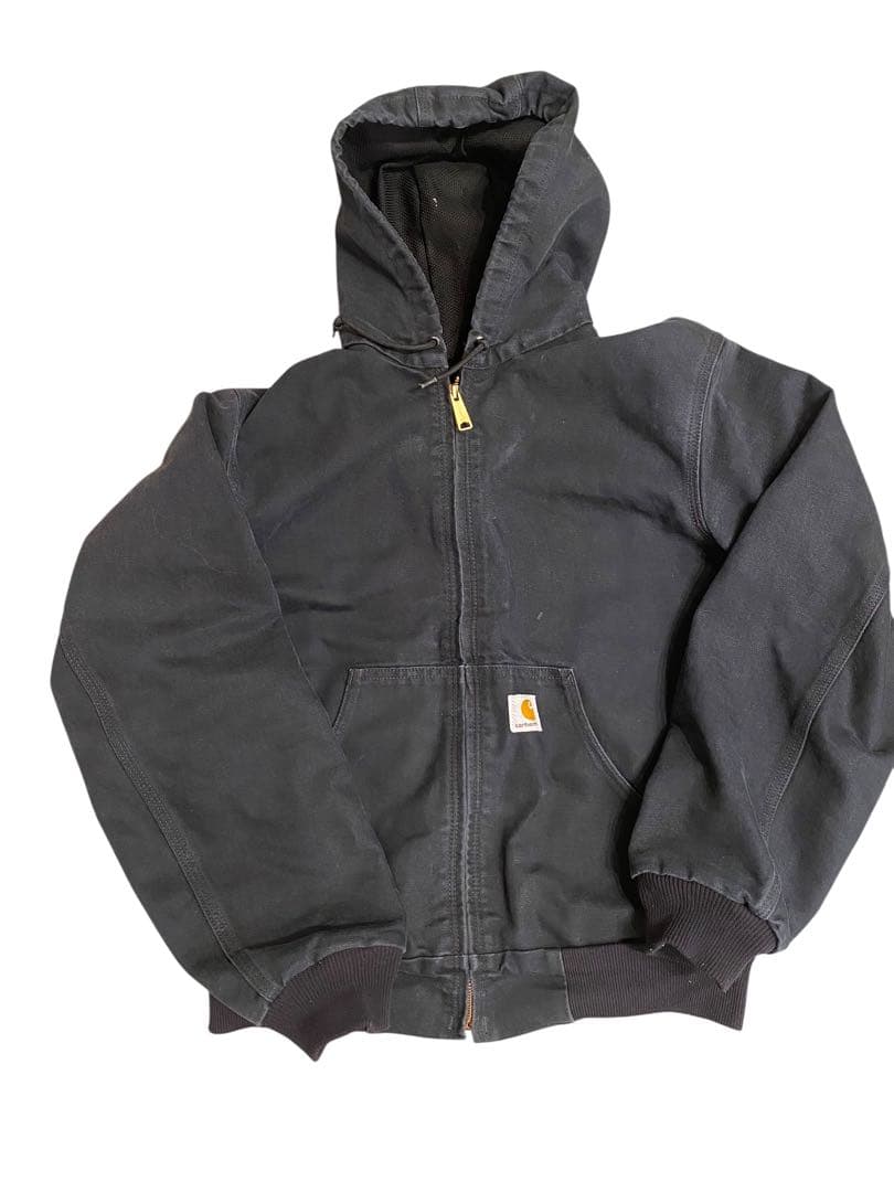 Carhartt アクティブジャケット J131 BLK フェード 黒 サーマル