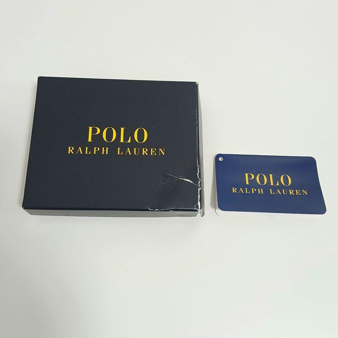 【新品未使用】ポロ ラルフローレン ブラック　 二つ折り財布