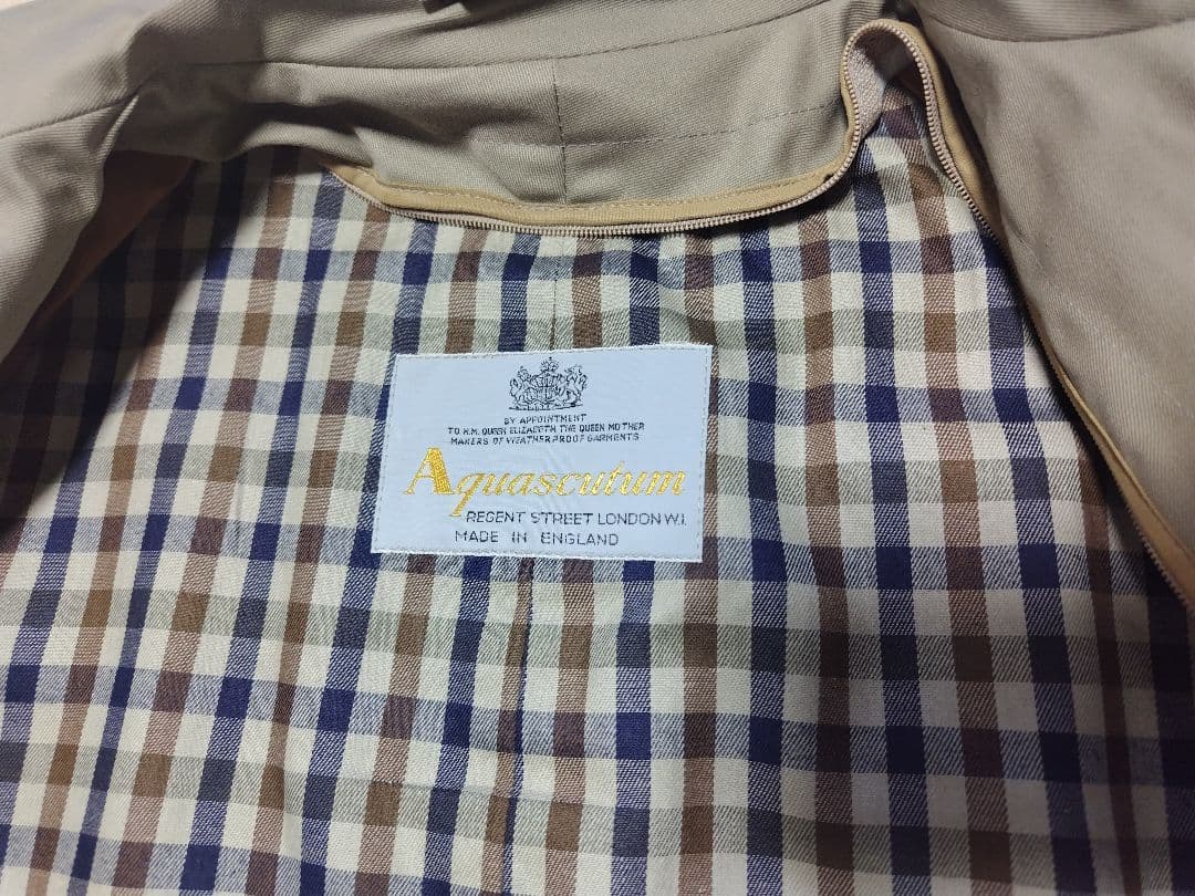 未使用 レディースML アクアスキュータム トレンチコート