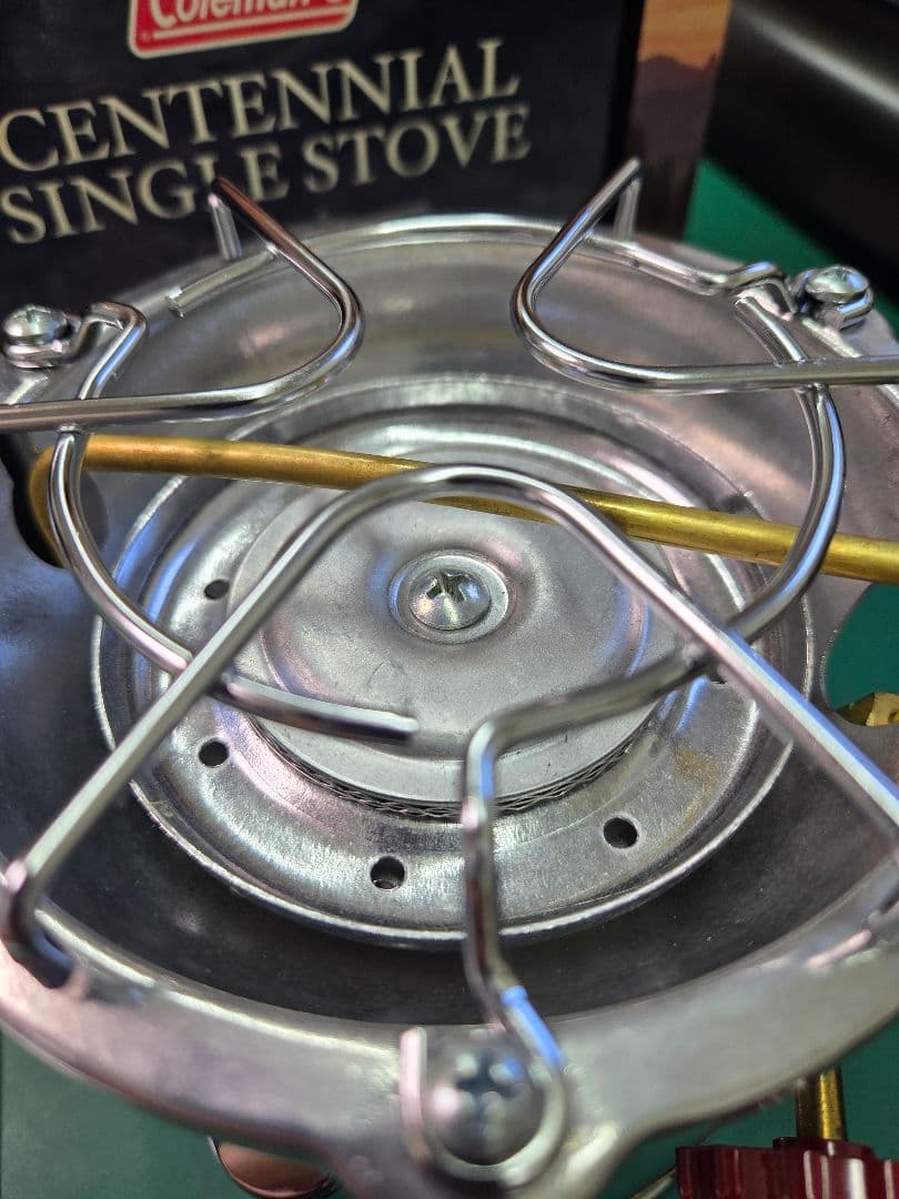 未使用　コールマン:センテニアルランタン&センテニアルシングルストーブのセット