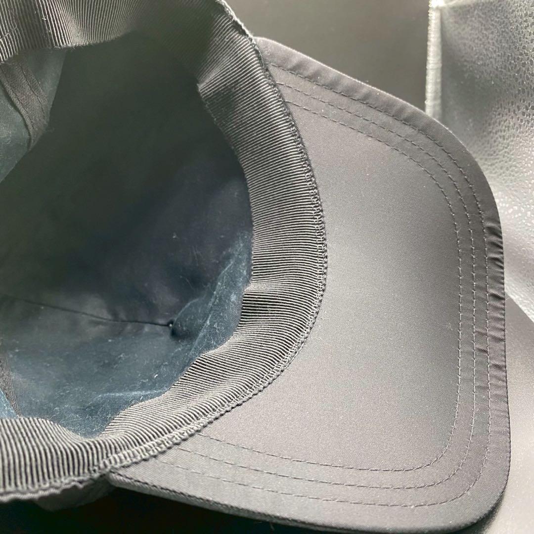 【極美品】PRADA ブラック ベースボールキャップ　XL メンズ　ナイロン